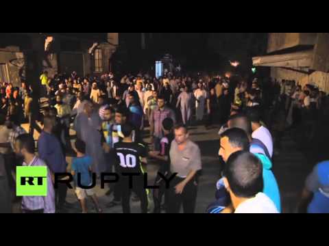 تظاهرات منددة بالاعتداء على مسجد الأقصى