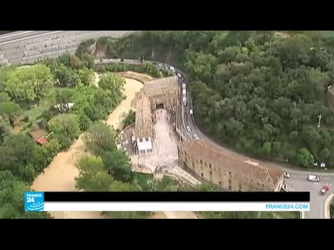 شاهد فيضانات مدمرة في جنوب شرق فرنسا