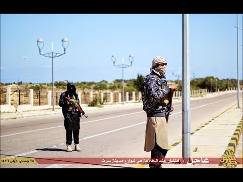 شاهد داعش يدعو أهالي سرت الليبية إلى مبايعة التنظيم
