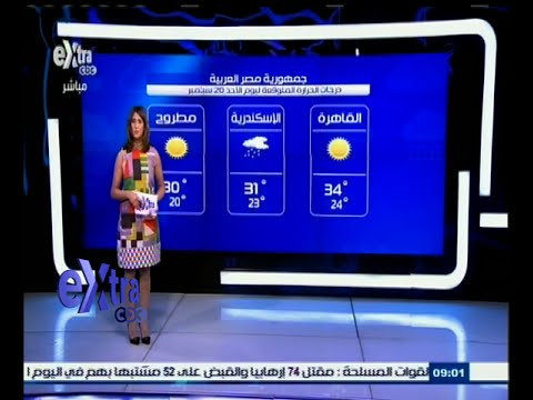 شاهد تعرف على درجات الحرارة وحالة المناخ المتوقعة في مصر الاثنين