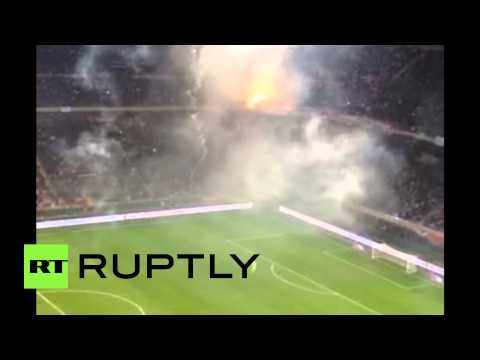 قوات الشرطة الإيطالية تنتشر بين مشجعي كرواتيا