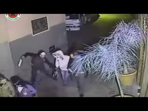 شاهد سطو مسلح بالسيف في مراكش
