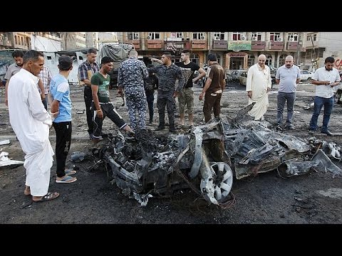 فيديو مقتل 4 أشخاص وإصابة 11 آخرين وسط بغداد
