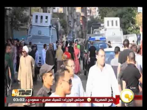 إزالة وتسكين الباعة الجائلين بميدان المحطة في حلوان