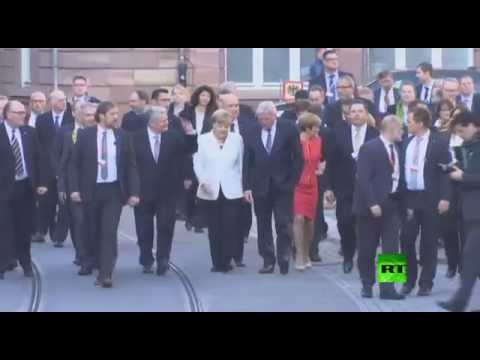 شاهد ألمانيا تحيي الذكرى الـ25 لإعلان الوحدة بين شطريها
