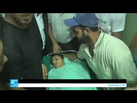 شاهد نظرة الوداع الأخيرة لعائلة فلسطينية فجعت بولدها