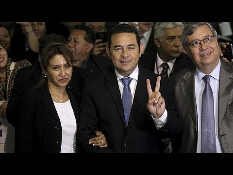 شاهد انتخاب الممثل الكوميدي جيمي موراليس رئيسا لغواتيمالا