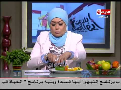 هالة فاخر تطبخ في الإستوديو