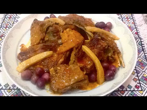طاجين اللحم المحمر الرائع على الطريقة المغربية