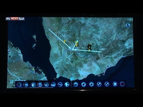 شاهد خريطة العمليات في تعز في اليمن