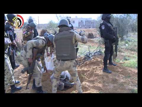 القوات المسلحة تقتل ثلاثة متطرفين في شمال سيناء