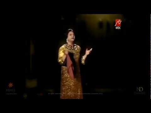 شاهد  أم كلثوم تغني بتقنية الهولوجرام في حفل افتتاح قناة mbc  مصر