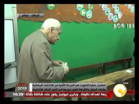 شاهد سير العملية الانتخابية في كفر الشيخ