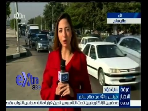 شاهد زحمة الطريق في صلاح سالم داخل القاهرة