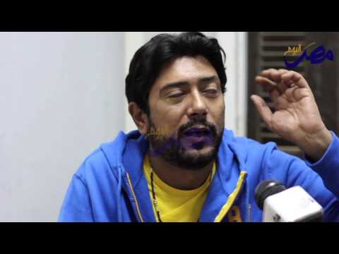 الفنان أحمد وفيق خلال كواليس مسلسل ألوان الطيف