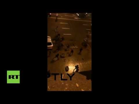 اشتباكات عنيفة عقب انتهاء إحدى مباريات الدوري الأوروبي