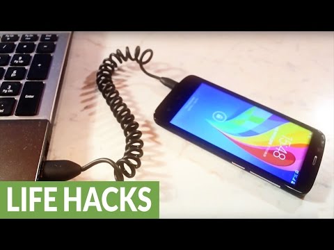 كيف تنقذ شاحن الهاتف وتشعل النار من بطارية