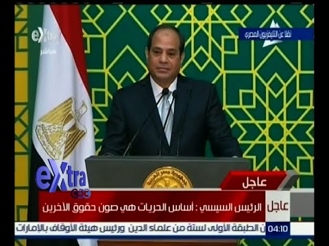 شاهد السيسي يهنئ الشعب المصري والشعوب العربية بالمولد النبوي