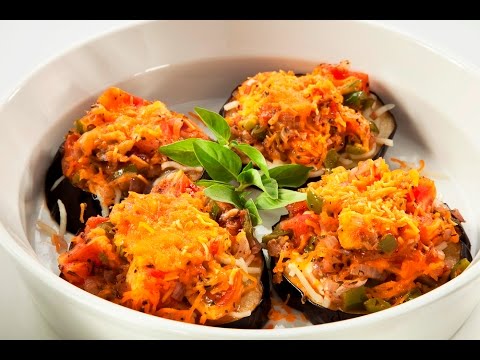 طريقة عمل بيتزا الباذنجان