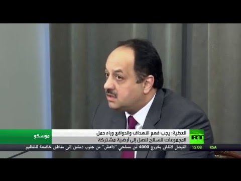 العطية يجب فهم الأهداف والدوافع وراء حمل المجموعات للسلاح لنصل إلى أرضية مشتركة
