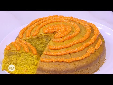 طريقة عمل كيك الجزر