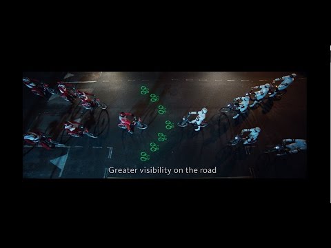 لندن تلزم راكبي الدراجات بأضواء ليزر