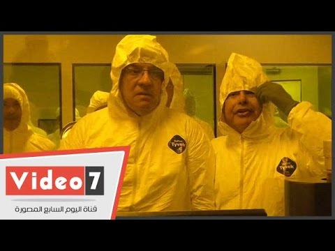محلب ووزرائه يتفقدون مبنى النانو تكنولوجي