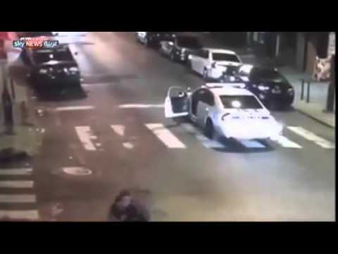 شاهد محاولة أطلاق نار على شرطي أمريكي