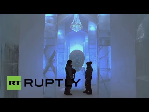 شاهد جمال فندق الجليد في السويد