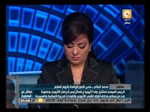 السيسي يبحث مع الجانب الإثيوبي سبل التعاون