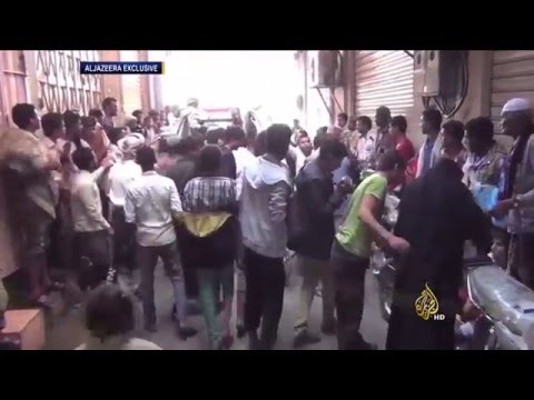 شاهد قصف لمليشيات الحوثي على الأحياء السكنية في تعز
