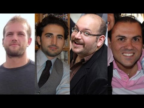شاهد4 من الأميركيين المفرج عنهم لا يزالون في إيران