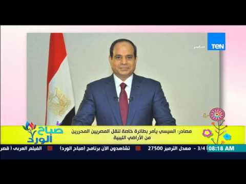 بالفيديو نقل المصريين المحررين بطائرة خاصة من الأراضي الليبية