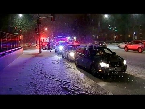 بالفيديو توقع تساقطات ثلجية كبيرة شرقي الولايات المتحدة