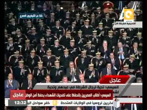 شاهد السيسي لـ أسر شهداء الشرطة وحياة ربّ العباد مش هنسبكم