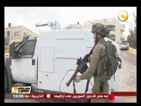 إصابة 10 فلسطينيين  في الضفة الغربية
