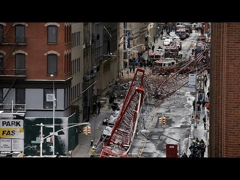 قتلى وجرحى بسبب انهيار رافعة في نيويورك