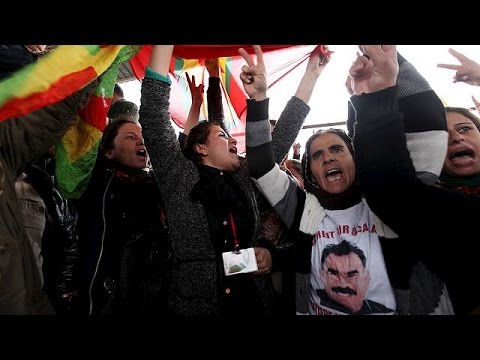 احتجاج لأكراد العراق ضد المجازر في حق أكراد تركيا