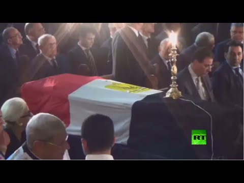 شاهد مراسم تشييع أمين الأمم المتحدة السادس بطرس بطرس غالي