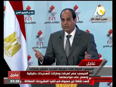 السيسي يكشف عن  محاولة البعض  العبث بوحدة المصريين