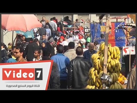 احتجاجات بائعي أرض اللواء بعد قرار نقلهم