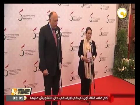 شكري يلتقي وزيرة خارجية إندونيسيا في مستهل زيارته إلى جاكرتا