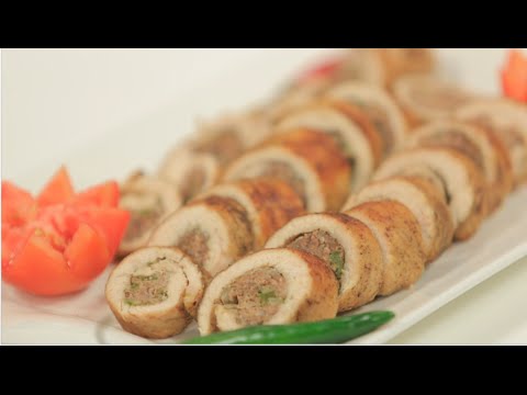 صدور رومي محشية لحمة مفرومة