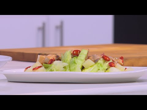 سلطة بطاطس بالأنشوجة