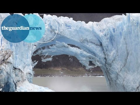 انهيار جليدي ضخم في الأرجنتين