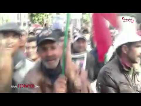 فيديو رقصة الملك التي صنعت الحدث في المسيرة المليونية في الرباط