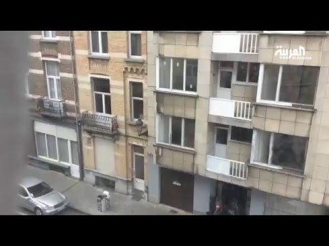 صور لمداهمة الشرطة البلجيكية لشقة سكاربيك