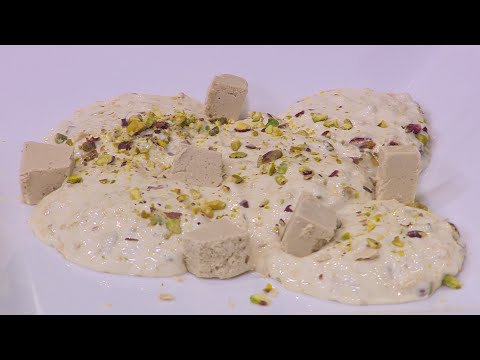 طريقة عمل آيس كريم بالحلاوة