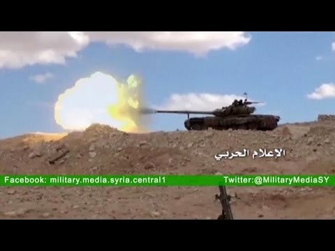 القوات الحكومية السورية تدخل مدينة تدمر لإستعادتها من داعش