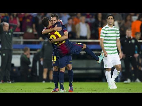 برشلونة يستعيد ذكريات لقاءاته مع سلتيك و ليفربول و ليستر سيتي